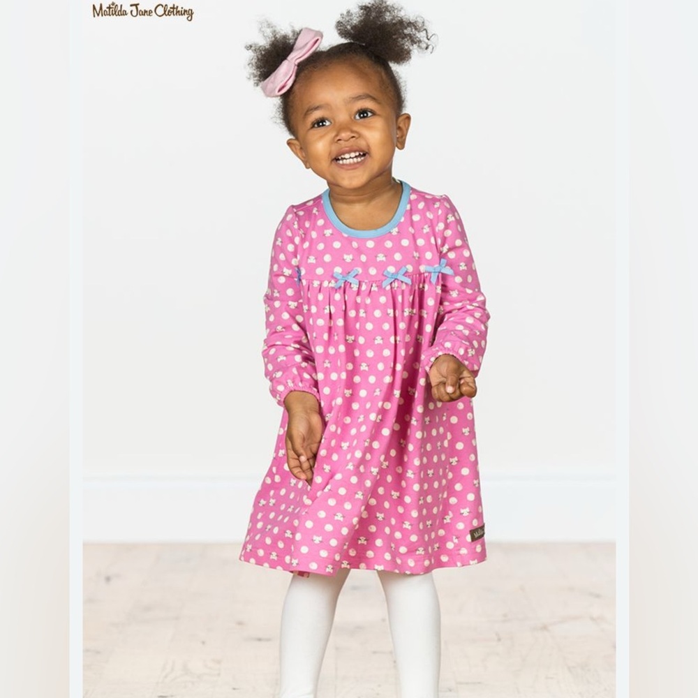 Matilda Jane  cat baby’s dress size 12-18 M GUC
